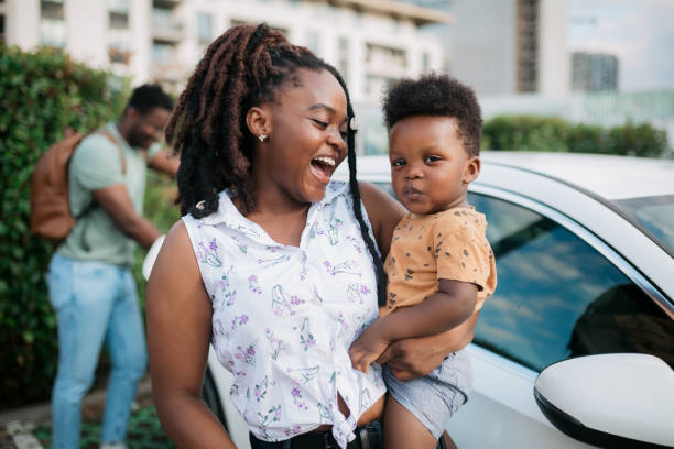 istock Family charging their electric car 1412458766