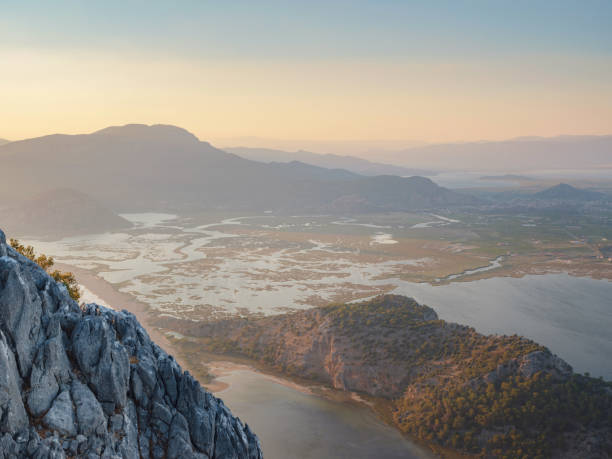 istock Travel to Turkey, viewpoint over Dalyan 1412460375