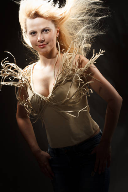 istock Young women blondie studio creative photography 1412461131