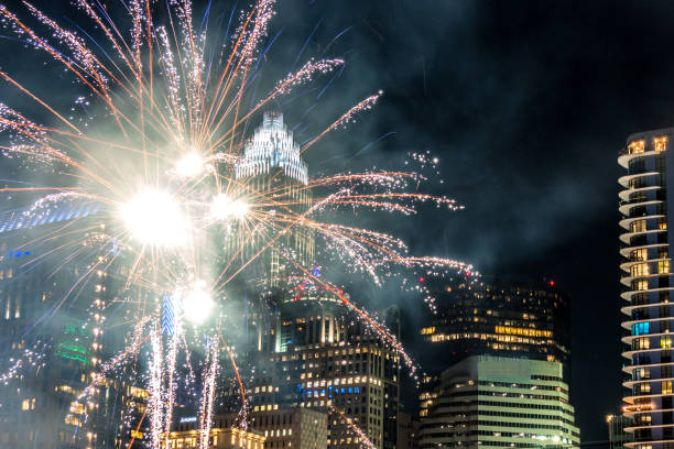 istock fireworks show over charlotte skyline post baseball game 1412462441