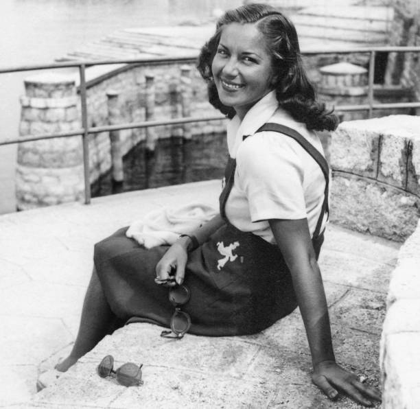 istock Young beautiful woman in 1939. 1412463246
