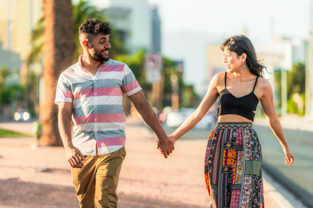 istock Couple on a weekend visit to Las Vegas 1412473172