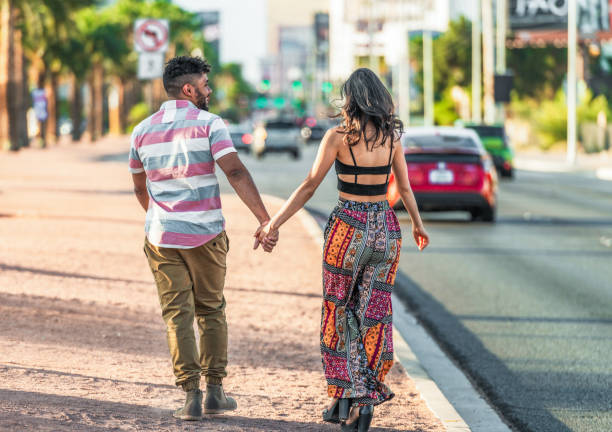 istock Holding hands in Las Vegas, Nevada 1412473189