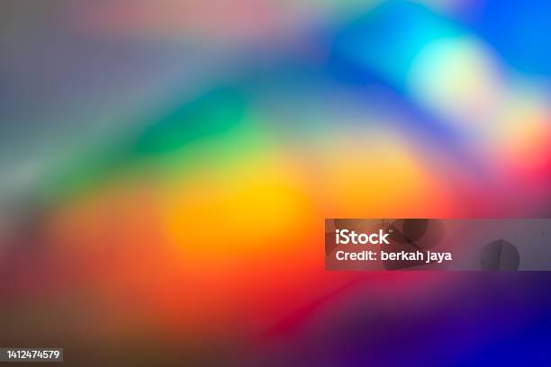 Colorful Rainbow Gradient Background Colorful Light Leak Textured For Overlay Photo Lighting Creative Abstract Light Color For Banner Wallpaper Backdrop Etc Stock Photo - Download Image Now