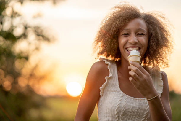 istock Teen Enjoying Ice Cream 1412480379