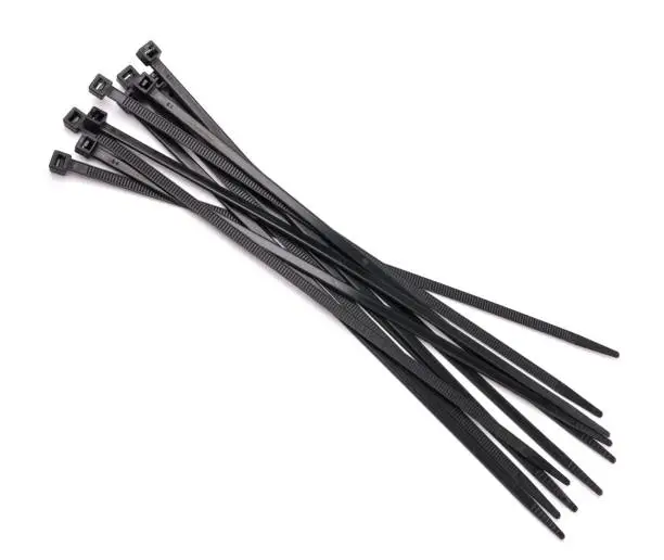 Photo of Black plastic cable ties