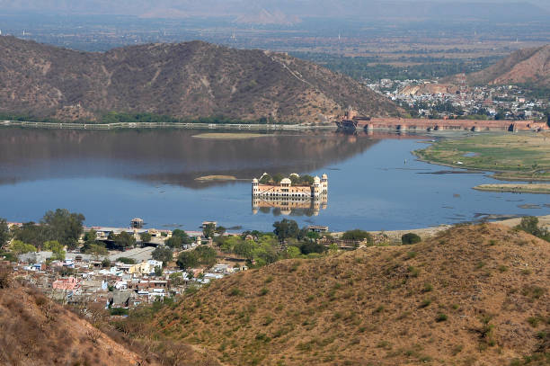 istock Jal Mahal palace in Jaipur, India 1412489976