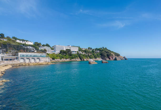 istock Rocks on the coast in Torquay 1412496129