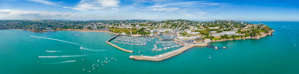 istock Panorama over Torquay Harbour and town 1412496388
