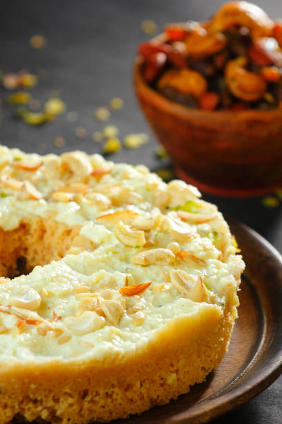 istock Ghevar sweet 1412505870