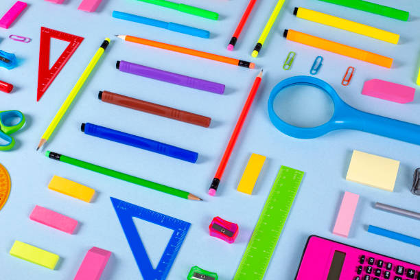 istock School Supplies Background. 1412521138