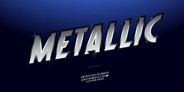 Silver Metallic Script 2,200+ Silver Script Alphabet Stock Illustrations, Royalty-Free Vector ...