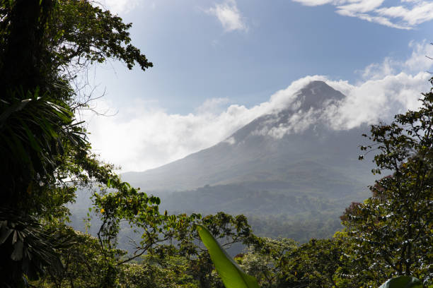 Arenal Volcano is an active andesitic stratovolcano in north-western Costa Rica, Provincia de Alajuela in Costa Rica
