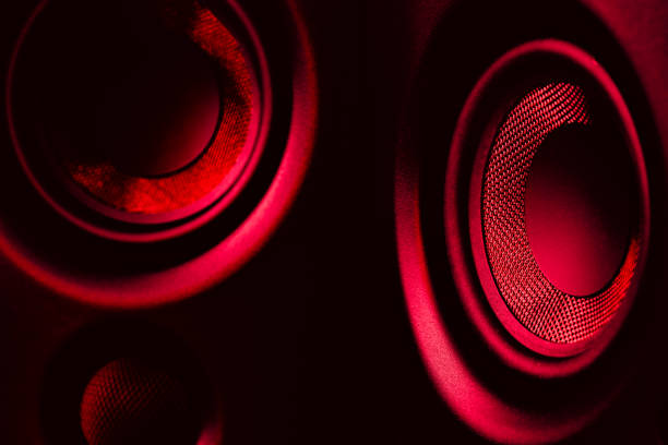 istock closeup of speakers as wallpaper 1412527982