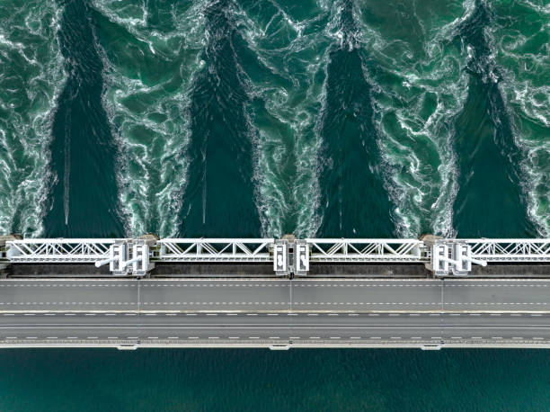 istock Sea Water Rushing Through a Storm Surge Barrier 1412531742