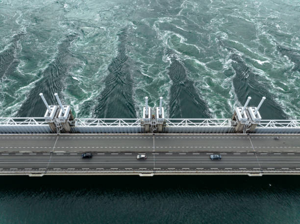 istock Eastern Scheldt Storm Surge Barrier in the Netherlands 1412531743