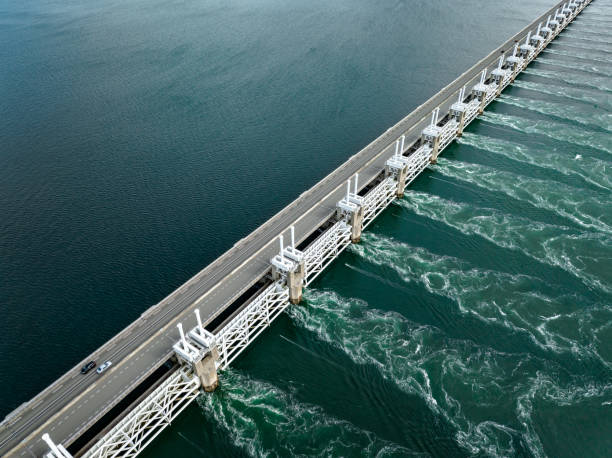 istock Eastern Scheldt Storm Surge Barrier in the Netherlands 1412532053