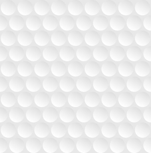 illustrations, cliparts, dessins animés et icônes de arrière-plan abstrait de golf à balle, texture transparente du cercle. motif géométrique dégradé blanc et gris pour le golf de sport. modèle vectoriel - dimple golf ball golf ball