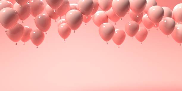 istock Floating balloons - Celebration and Party theme 1412534654