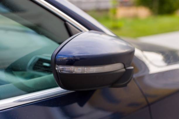 istock collapsed side mirror of the car selective focus 1412536579