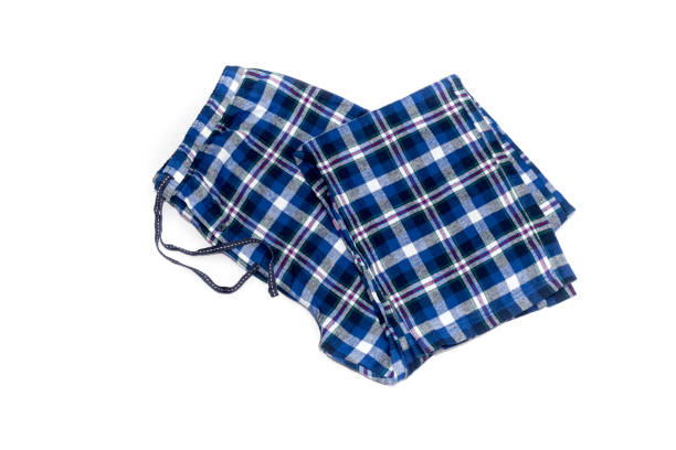 istock The masculine, checkered pajama pants 1412546335