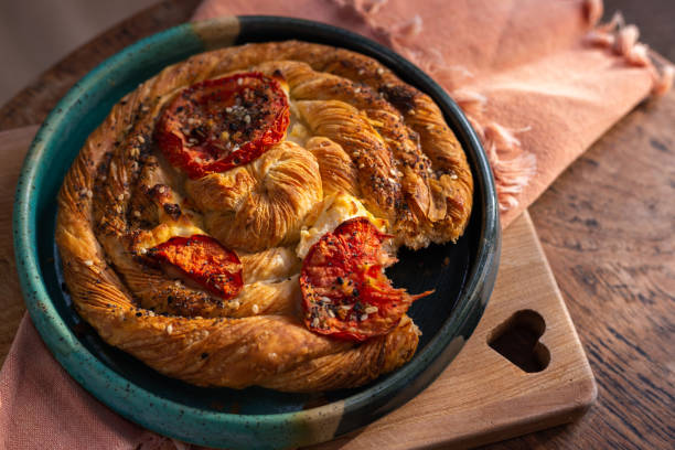istock Breakfast pastry in the morning sunshine 1412549636