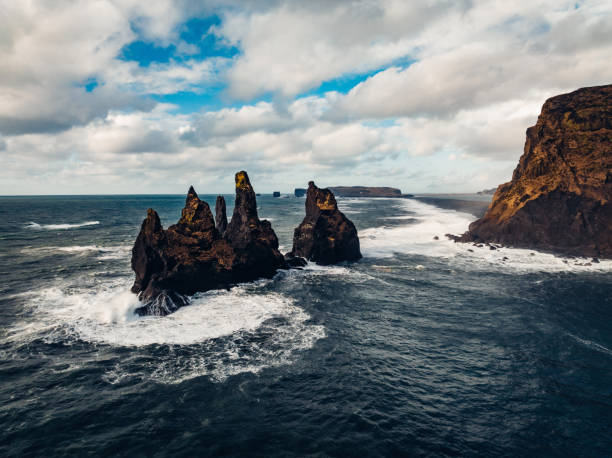 istock Reynisdrangar Sea Stacks Vik i Myrdal Cliffs Iceland 1412551465