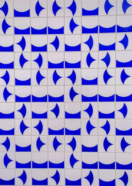 istock Tiles from Boa Viagem avenue 1412567481