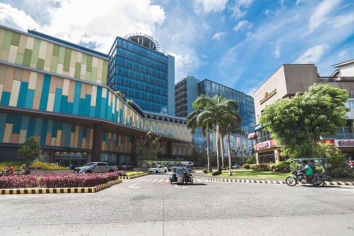 Binan, Laguna, Philippines - April 2022: Southwoods Mall is a lifestyle mall development, part of Southwoods city. A Megaworld development.