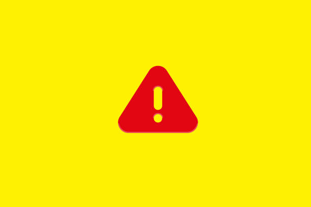 istock 3d rendering, Flat design concept with exclamation mark symbol and attention or caution sign icon on alert danger problem background with warning graphic 1412574457