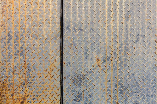 The texture of the iron wall, rusty, arrangement, background