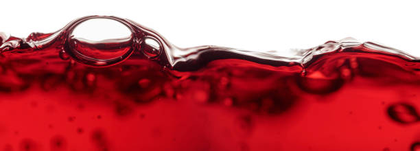 istock Red wine isolated on a white background. 1412591619