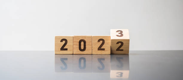 istock hand flip 2022 to 2023 block. goal, Resolution, strategy, plan,, motivation, reboot, forecast, change, countdown and New Year holiday concepts 1412601773
