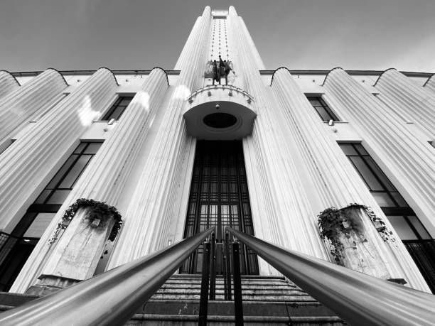 Building of the city hall in Villeurbanne