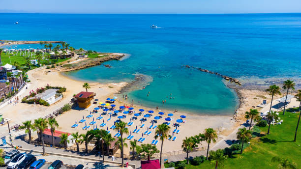 istock Aerial Pernera beach, Protaras, Cyprus 1412610483