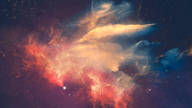 istock A computer rendering of the starry sky background 1412610695