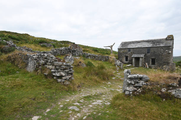 istock Ruined farmhosue on Garrow Tor Bodmin Moor Cornwall 1412611766