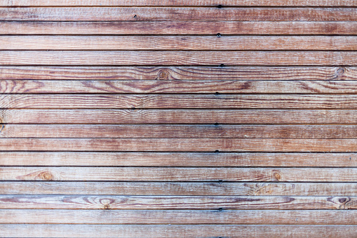 Wood-grained wood slats spliced wall