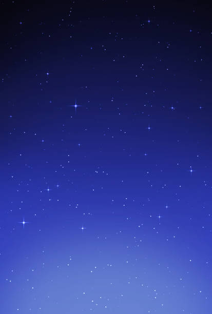 Beautiful starry sky background illustration Beautiful starry sky background illustration dark blue sky stock illustrations