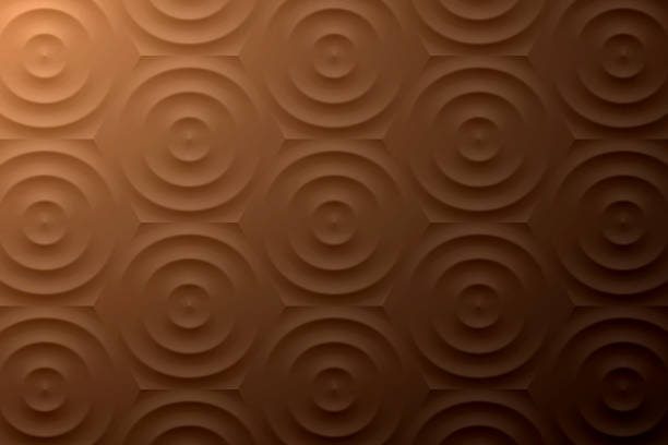 Abstract brown background - Geometric texture Modern and trendy abstract background. Geometric texture with seamless patterns for your design (colors used: brown, orange, black). Vector Illustration (EPS10, well layered and grouped), wide format (3:2). Easy to edit, manipulate, resize or colorize. shades of brown background stock illustrations