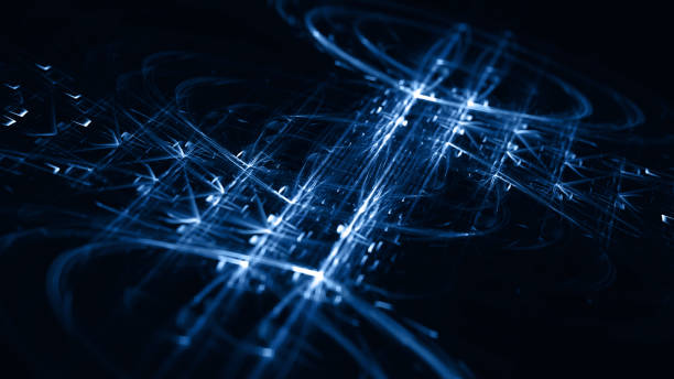 istock Abstract 5G Connection Technology Futuristic Satellite in Space Big Data Repeater Tower Global Communications Metaverse Lightweight Navy Dark Blue Background Glowing Blurred Motion Spiral Swirl Pattern Fuel and Power Generation Fractal Art 16x9 Format 1412630565