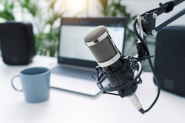 istock podcast recording station 1412634937