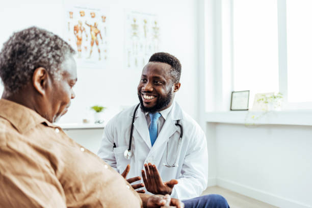 istock Psychiatrist listens to patient with compasssion 1412635566