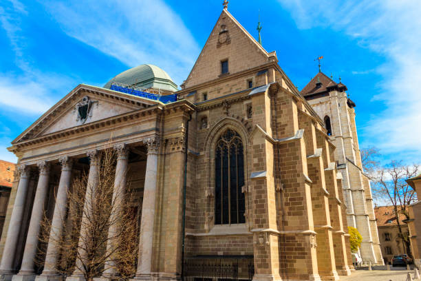 istock St. Peter's Cathedral in Geneva, Switzerland 1412639733