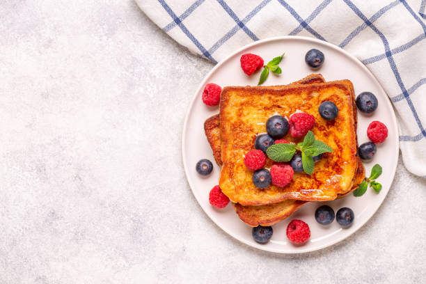 istock French toast with blueberries, raspberries, maple syrup 1412639842