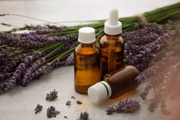 istock Production of perfumes from lavender 1412641308