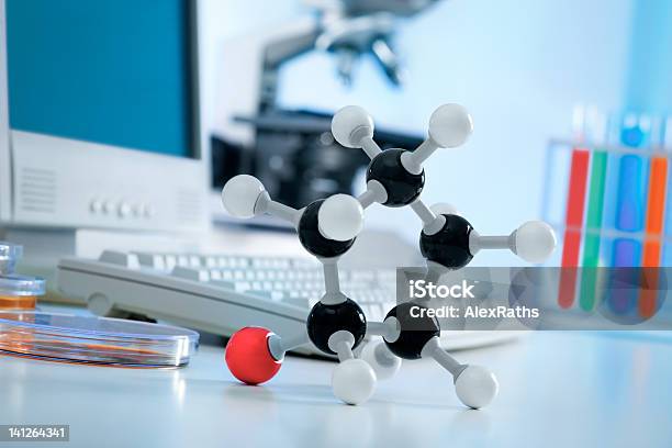 Estrutura Molecular - Fotografias de stock e mais imagens de ADN - ADN, Amostra Médica, Biologia