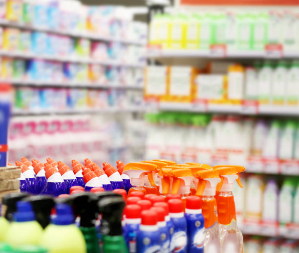 istock shopping in supermarket.(washing powder,detergent,shampoo, soap) 1412644404