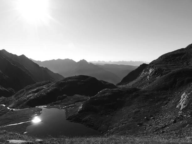 テセルグルッペ山岳ハイキング、南チロル、イタリア - ötztal alps ストックフォトと画像