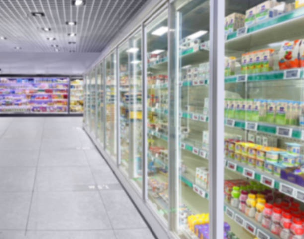 istock choosing a dairy products at supermarket. 1412644994